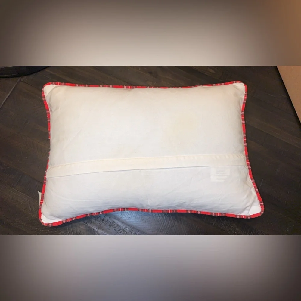 Rae Dunn Christmas Holiday Seasonal Home Accent Throw Pillow Cover Be Merry &